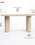 Slate 4 Seater Dining Table