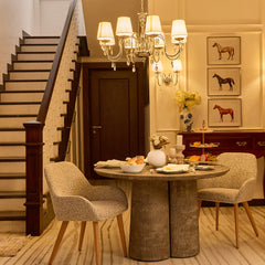 Granite 4 Seater Round Dining Table