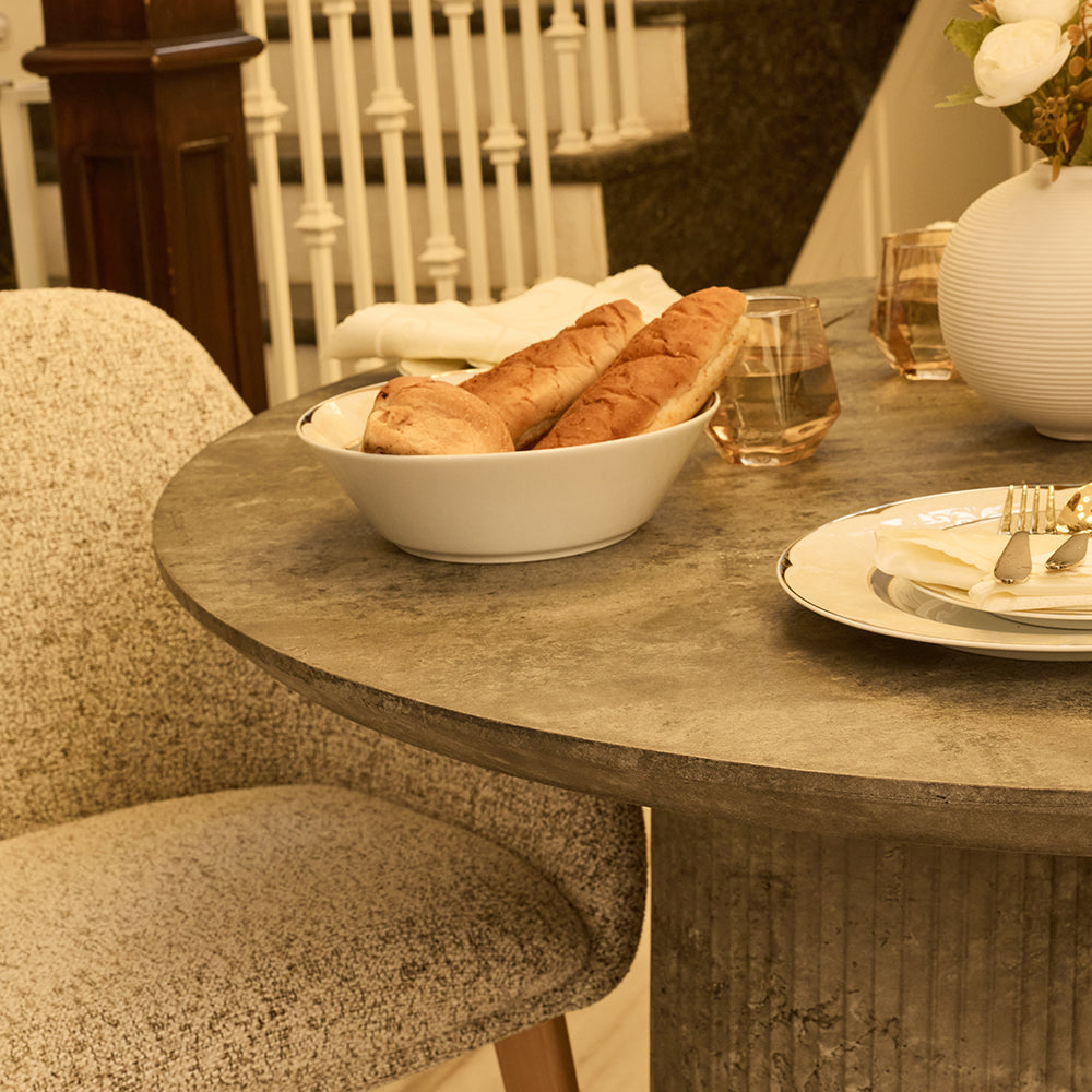 Granite 4 Seater Round Dining Table