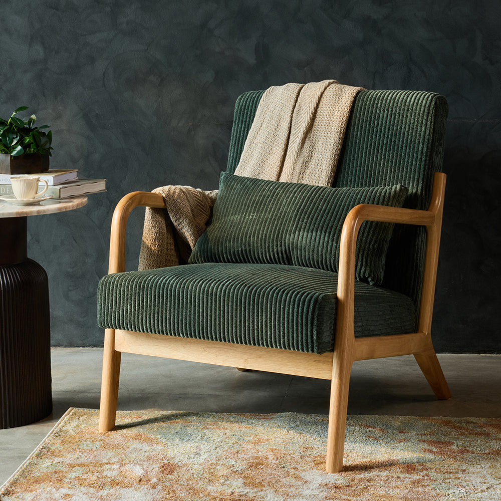 Crosshair Arm Chair - Green