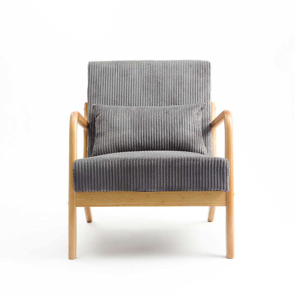 Crosshair Arm Chair - Grey