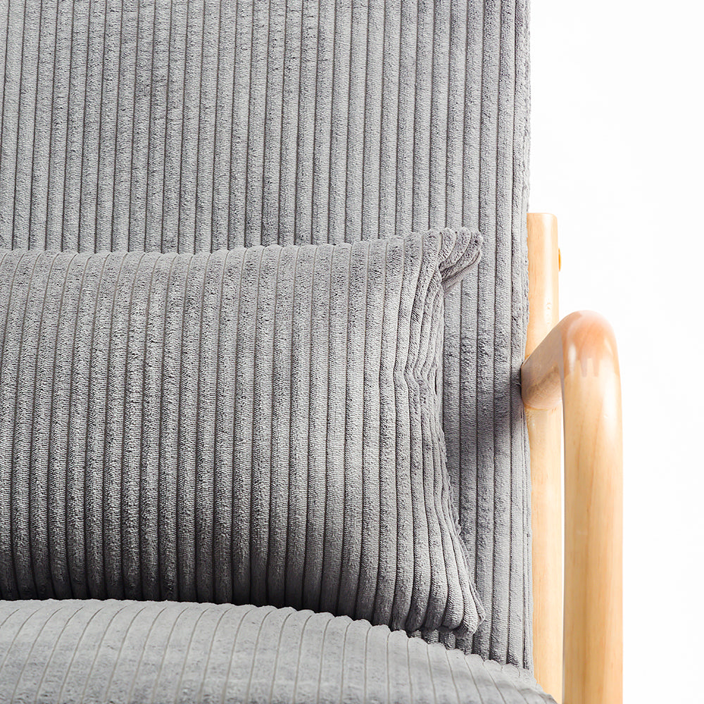 Crosshair Arm Chair - Grey