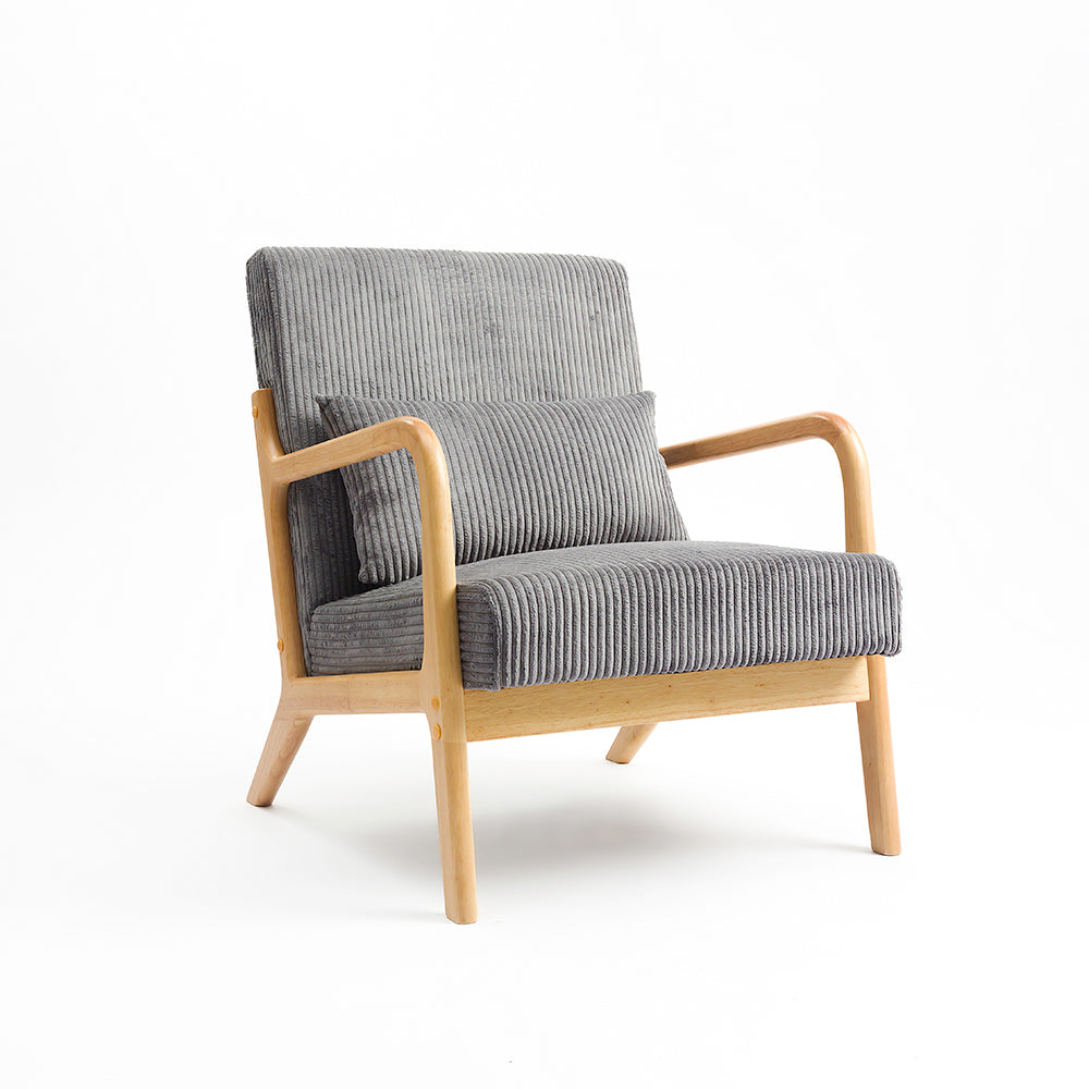 Crosshair Arm Chair - Grey