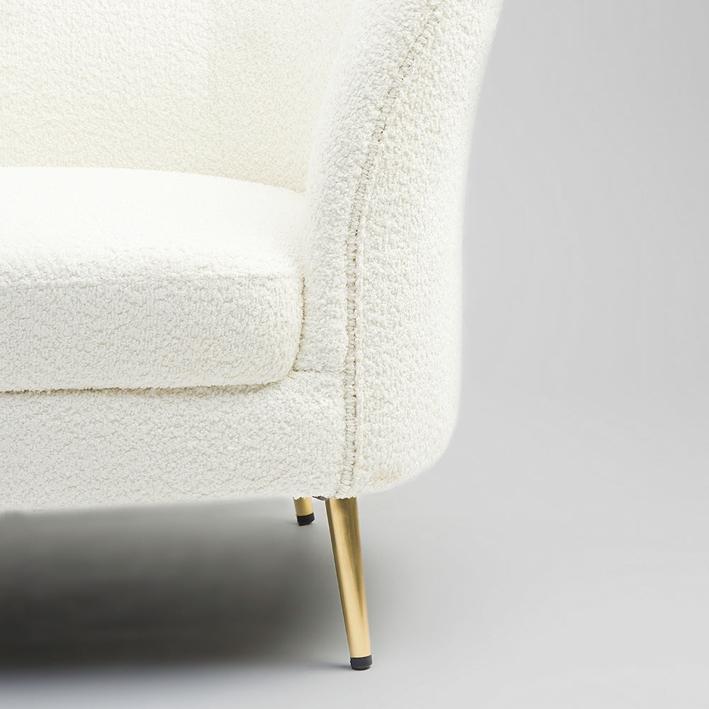 Bleu Gem Sofa - White