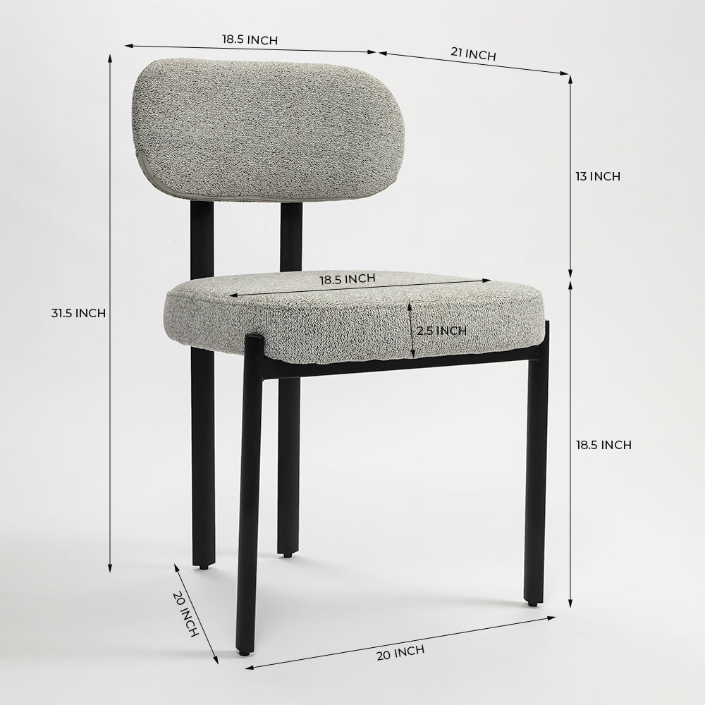 Cloud Dining Chair - Grey