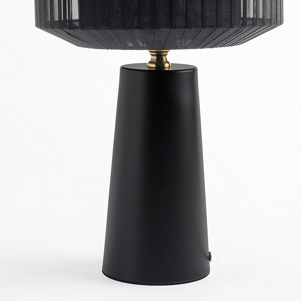 Ashen Table Lamp - Black