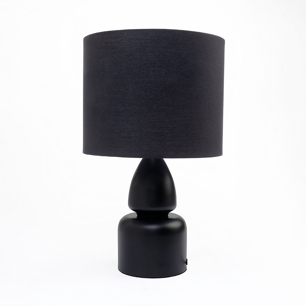 Noir Forge Table Lamp - Black