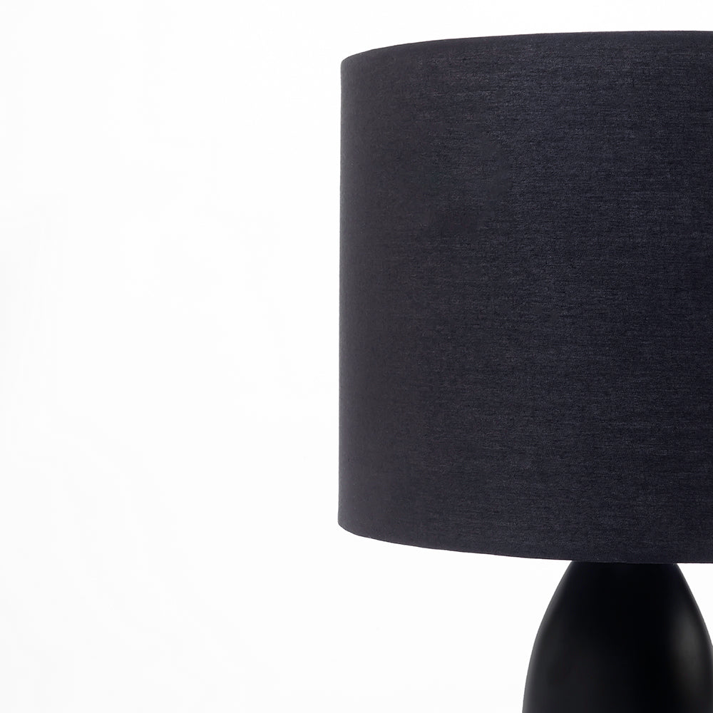 Noir Forge Table Lamp - Black