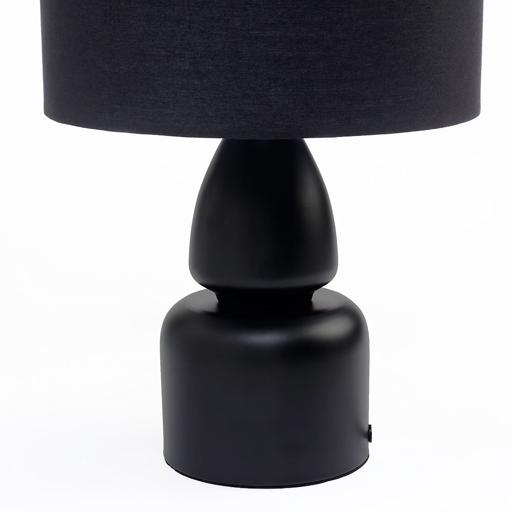 Noir Forge Table Lamp - Black