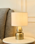 Noir Forge Table Lamp - Nickel
