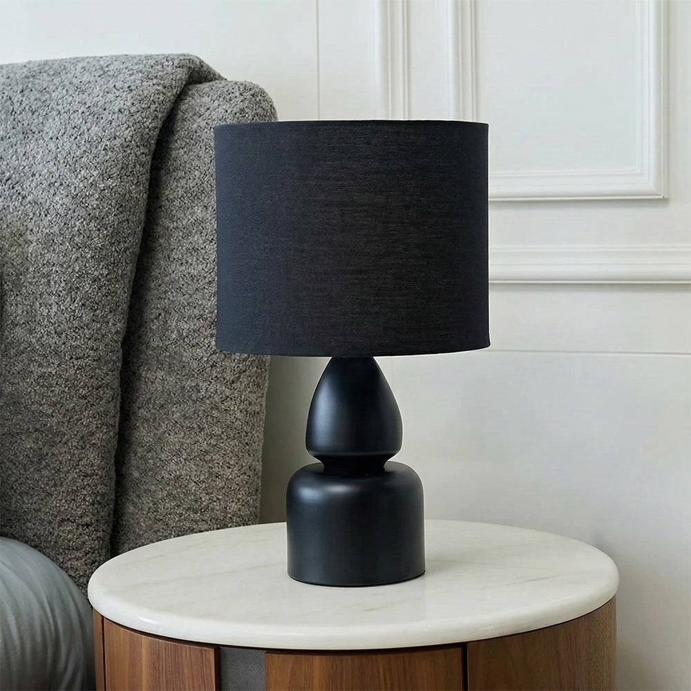 Noir Forge Table Lamp - Black