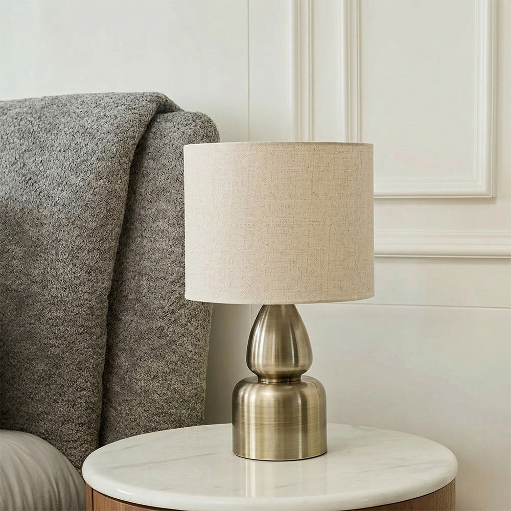 Noir Forge Table Lamp - Brass
