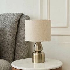 Noir Forge Table Lamp - Brass