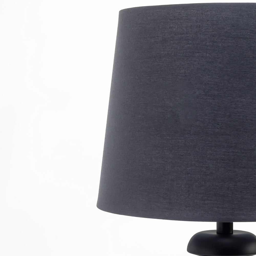 Charcoal Table Lamp - Black
