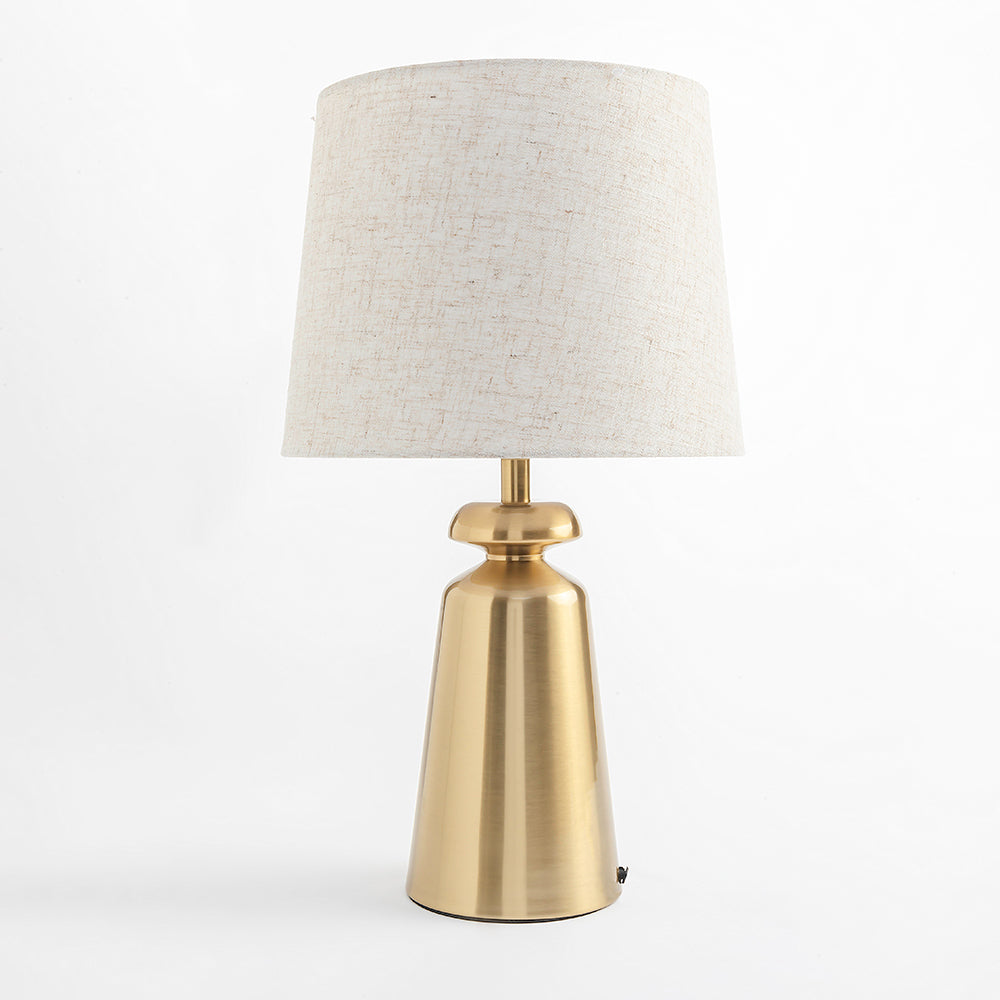 Charcoal Table Lamp - Brass