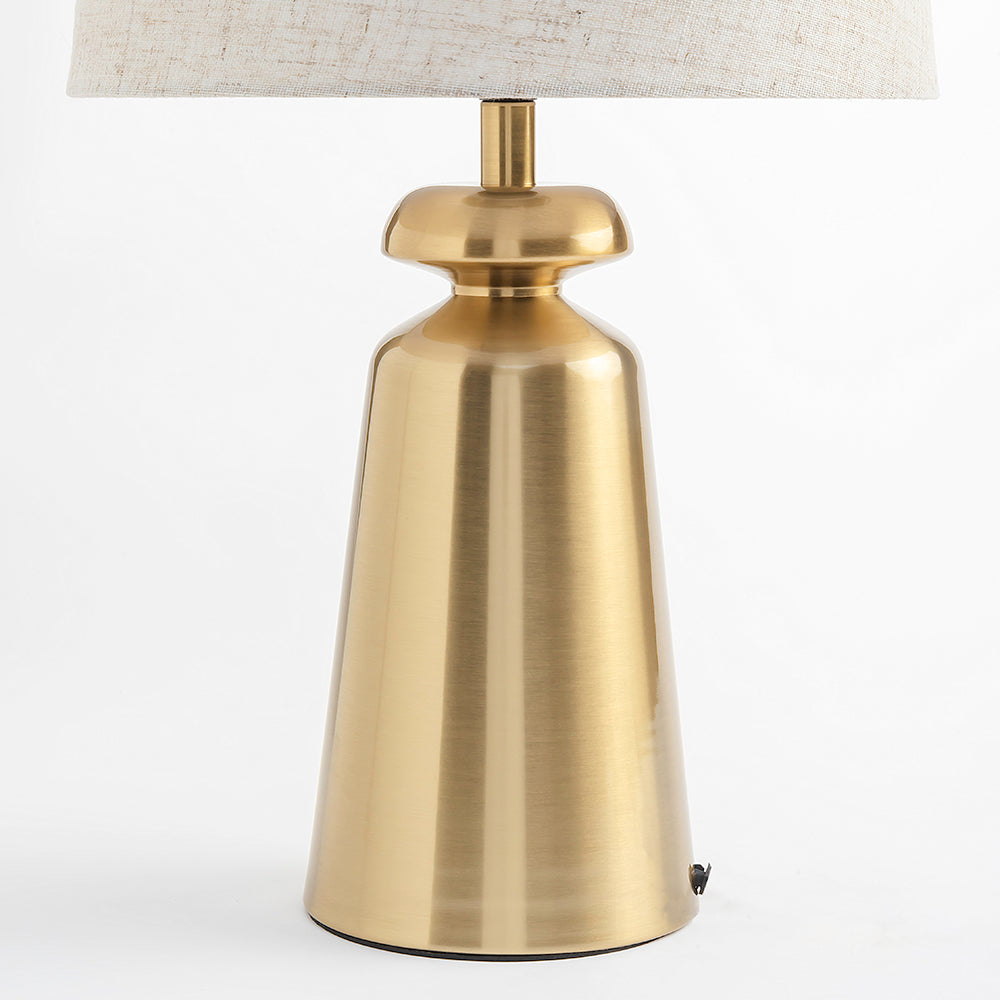 Charcoal Table Lamp - Brass