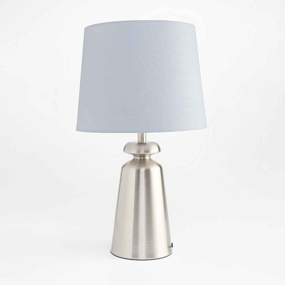 Charcoal Table Lamp - Nickel