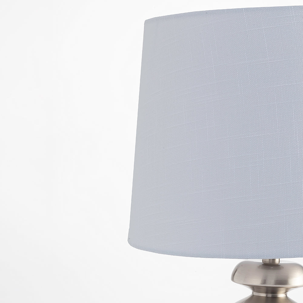 Charcoal Table Lamp - Nickel