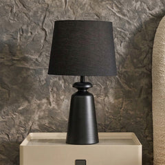 Charcoal Table Lamp - Black