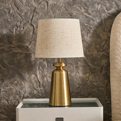 Charcoal Table Lamp - Brass