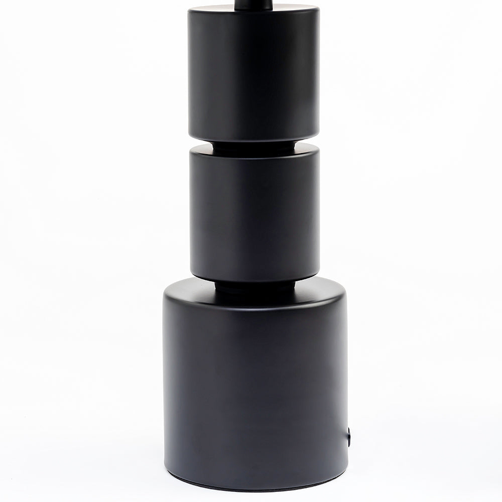 Dark Gleam Table Lamp - Black
