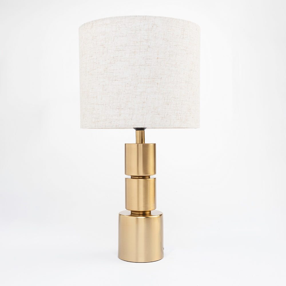 Dark Gleam Table Lamp - Brass