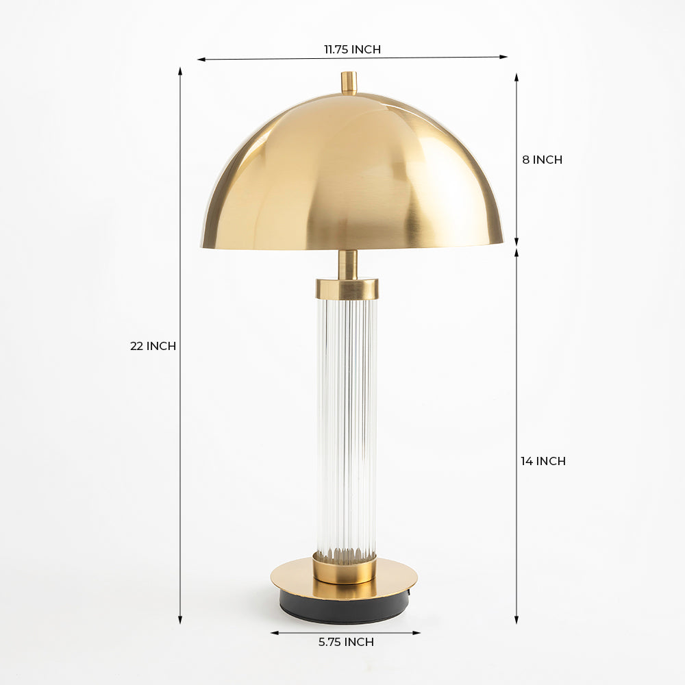 Glimmer Table Lamp - Brass