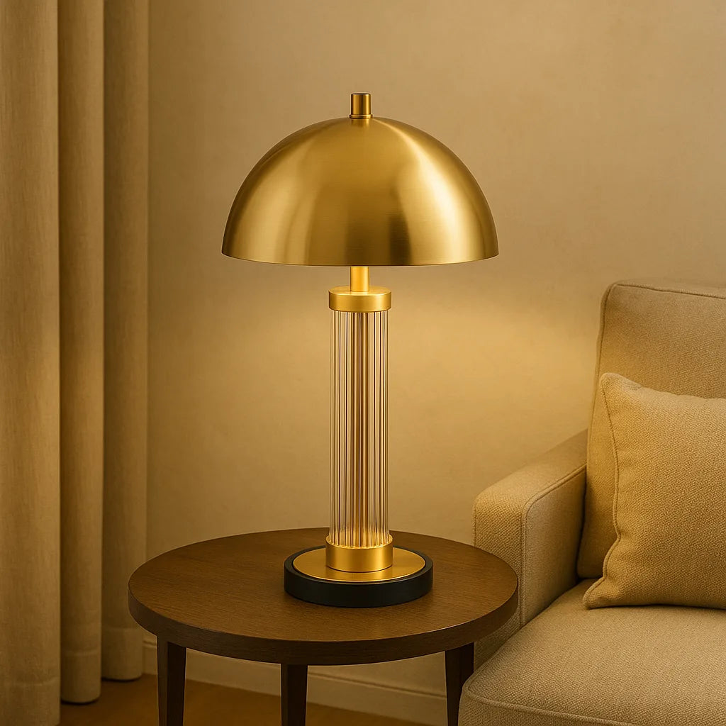 Glimmer Table Lamp - Brass