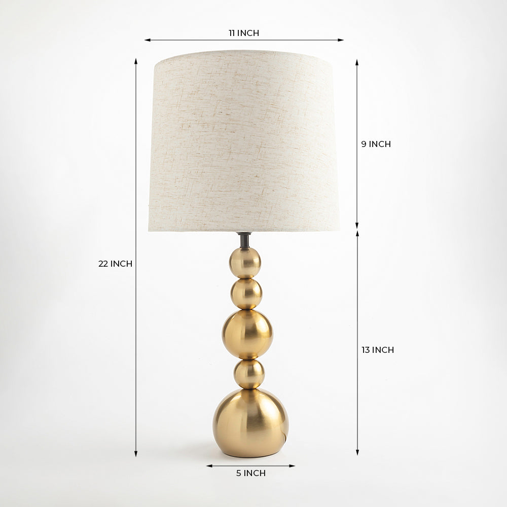 Vanilla Glow Table Lamp - Brass