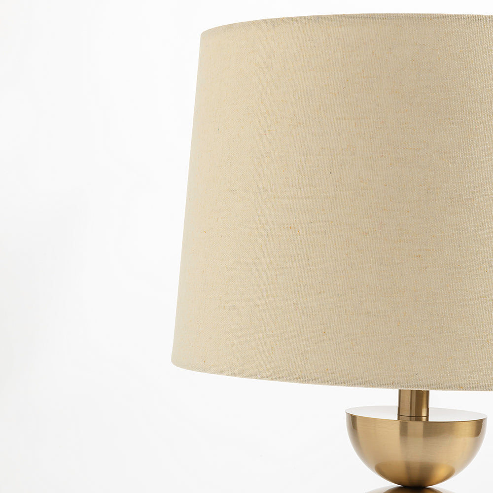 Dove Glimmer Table Lamp - Brass