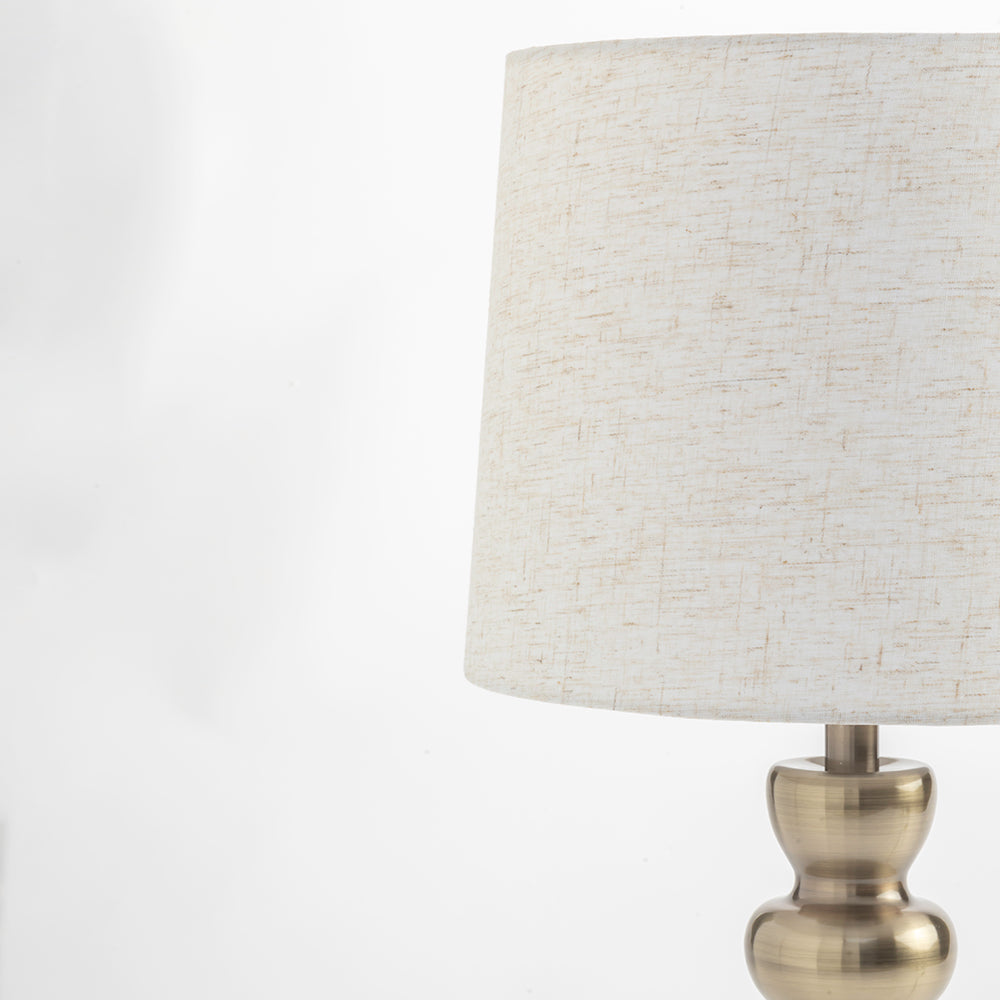 Winter White Table Lamp - Brass