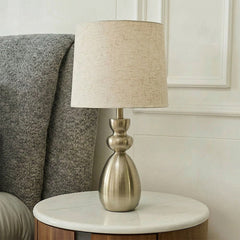 Winter White Table Lamp - Brass