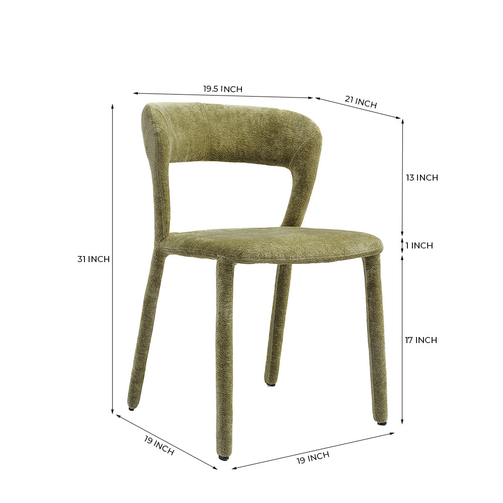 Opale Dining Chair - Green