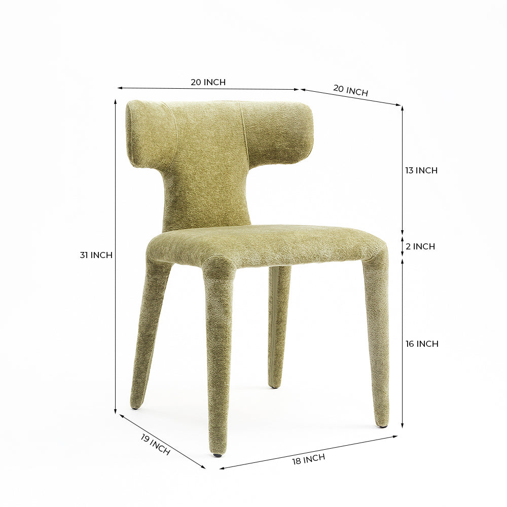 Driftwood Dining Chair - Green