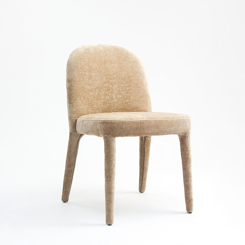 Walnut Dining Chair - Light Brown