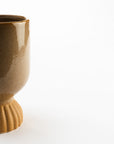Sable Ceramic Round Vase