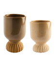 Sable Ceramic Round Vase