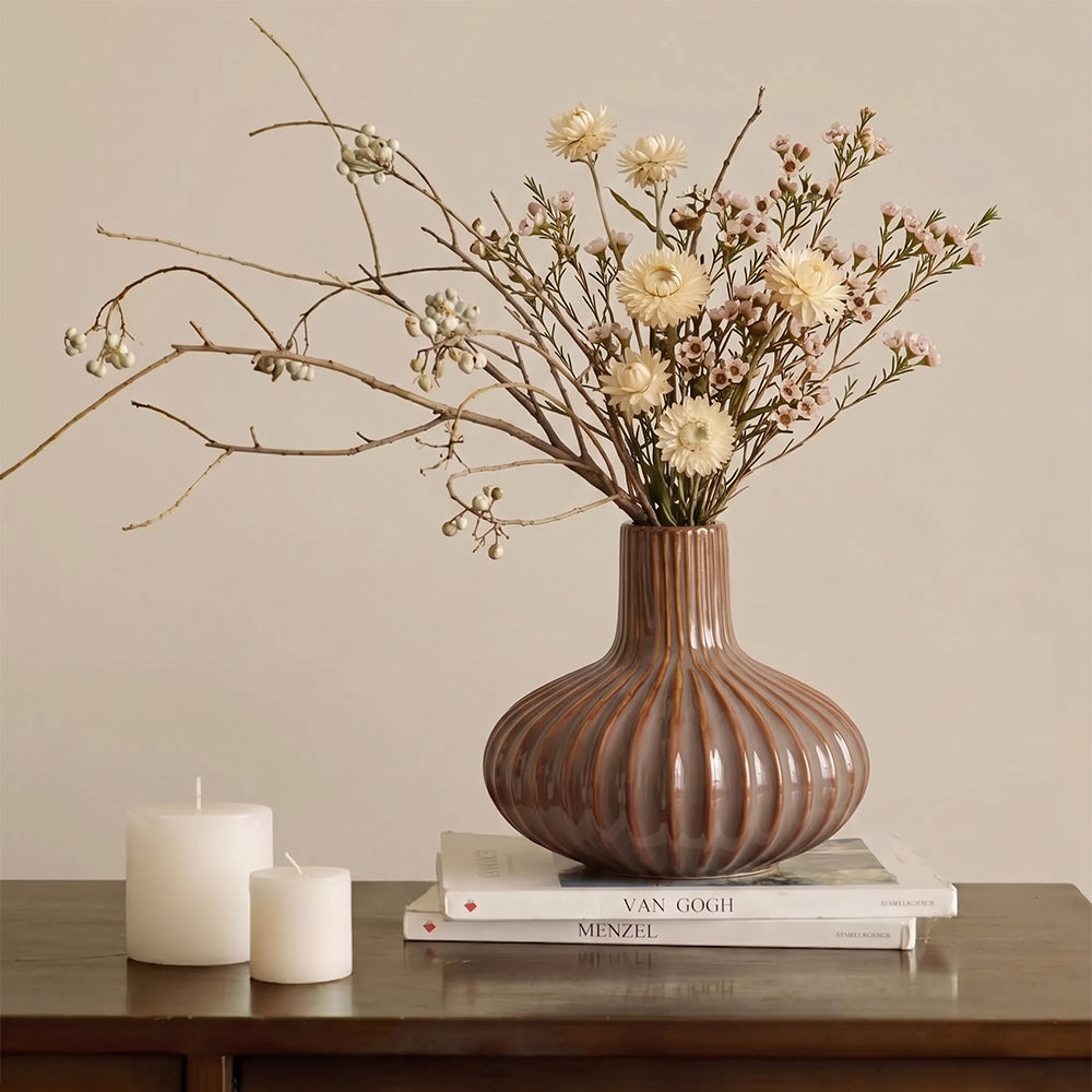 Cocoa Bloom Vase
