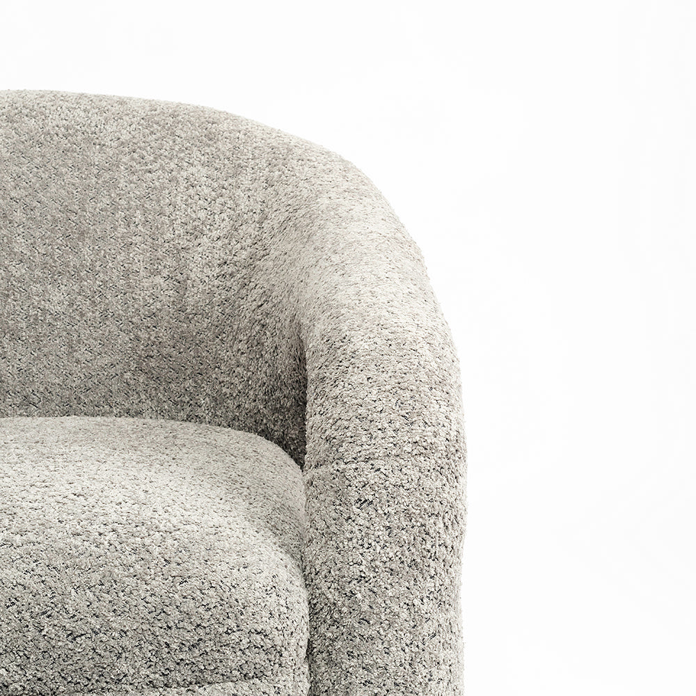 Buy Elegant Upholstered Lounge Chair - Grey Online