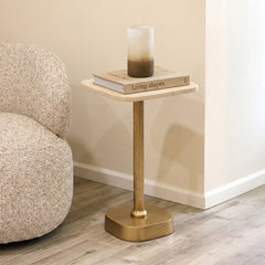 Parapente Squre Marbel Accent Table