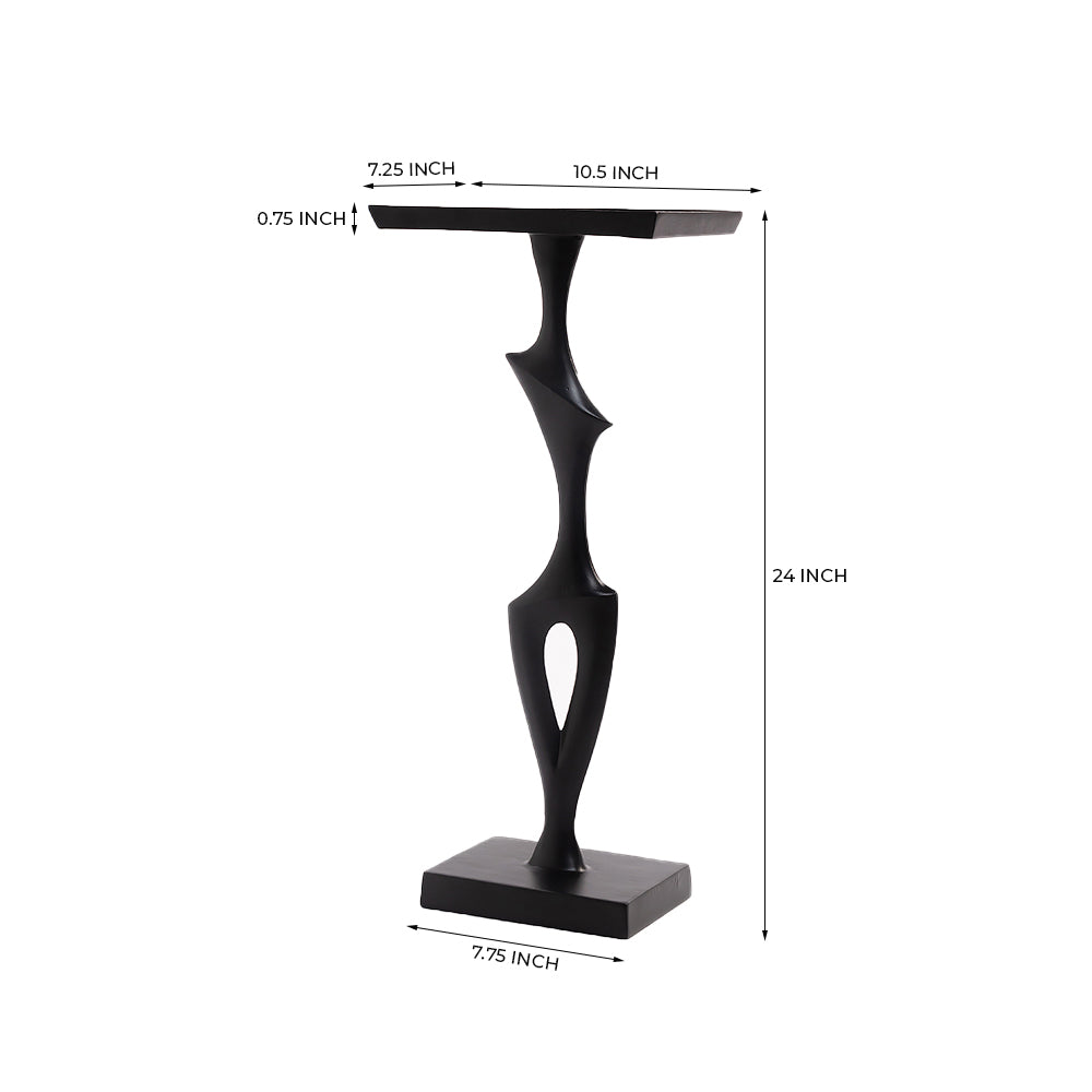 Zen Round Aluminium Drink Accent Table