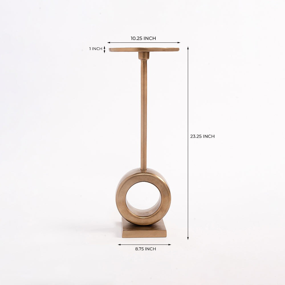 Orbita Aluminium Drink Accent Table