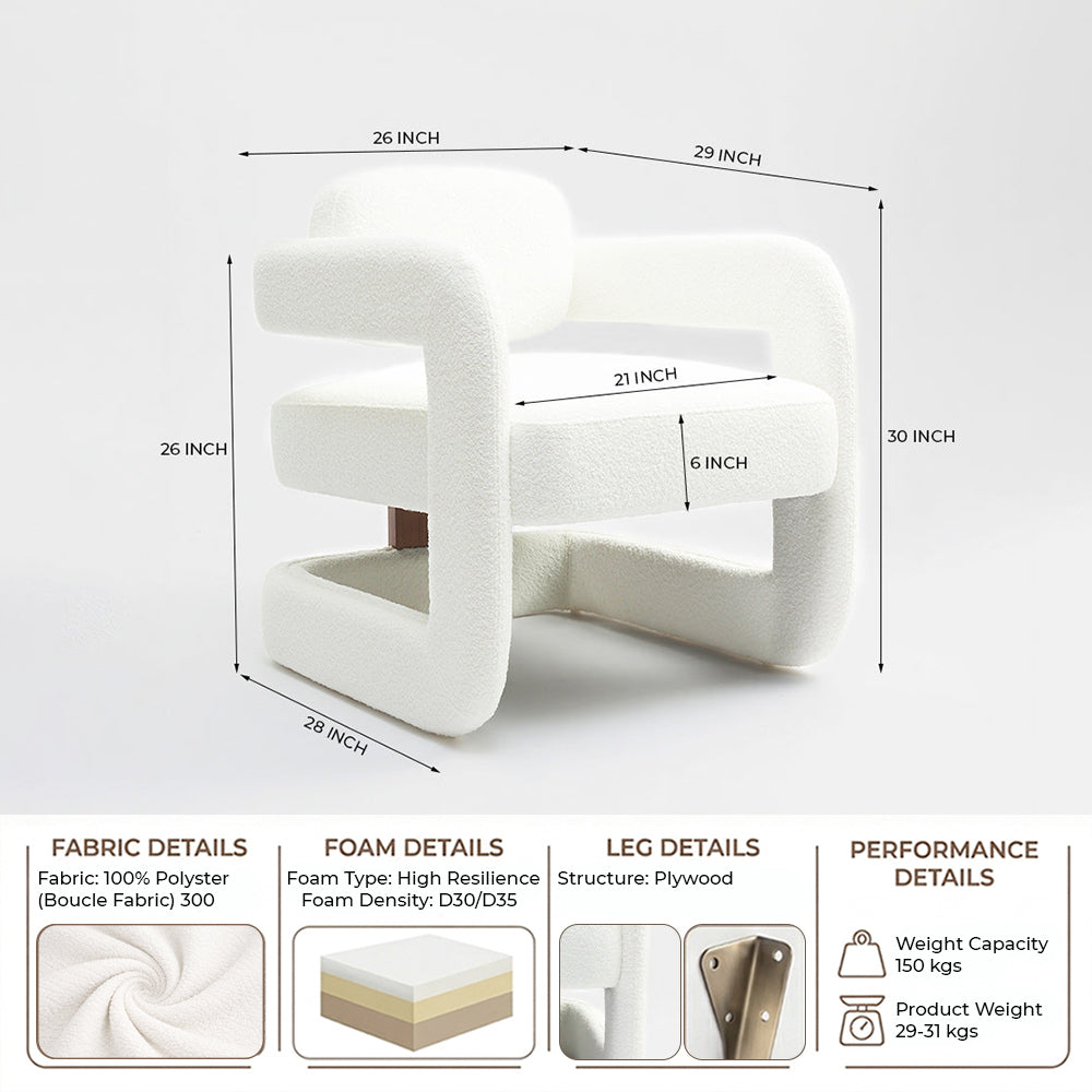 Melora Dining Chair - White