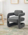 Melora Cotton Chair - Charcoal