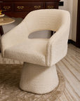 Velia Cotton Dining Chair - White