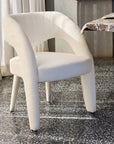 Arlia Cotton Dining Chair - White