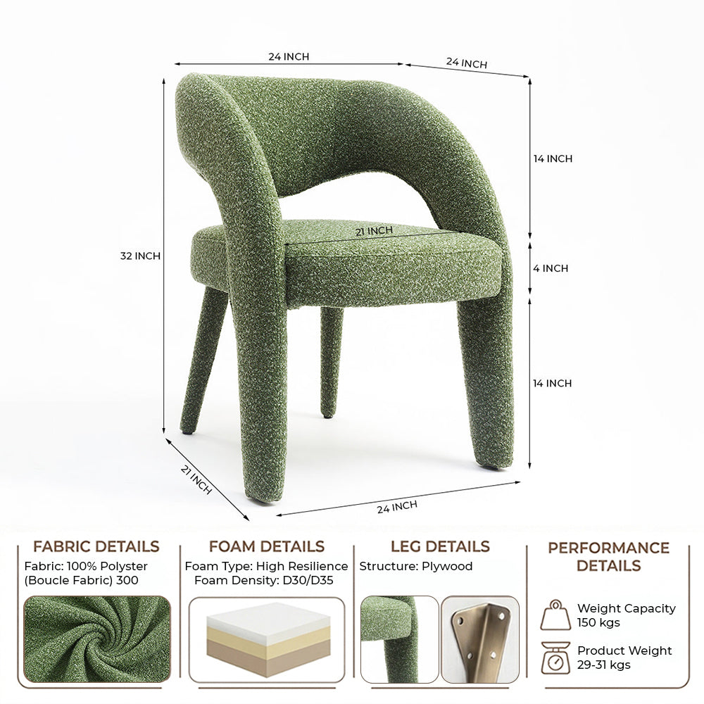 Arlia Dining Chair - Turtle