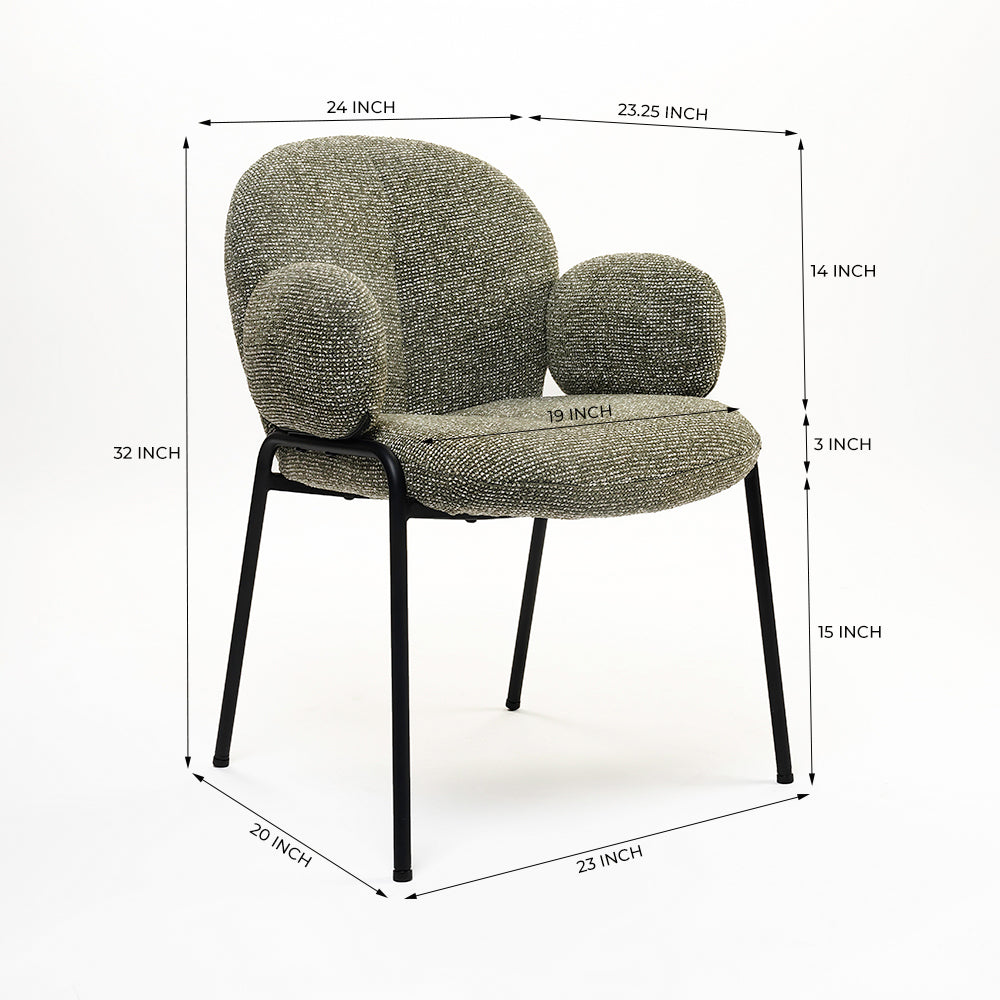 Shutcho Linen Dining Chair