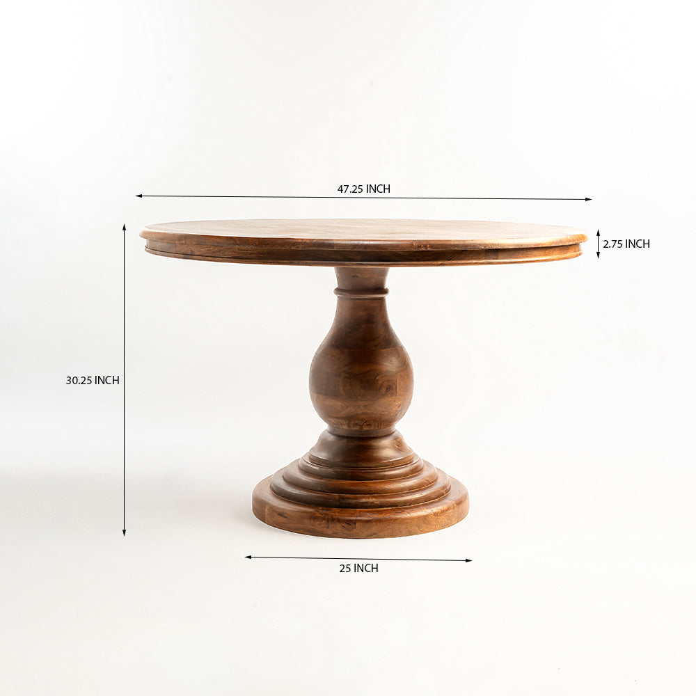 Anhillo Mango 4 Seater Wooden Dining Table