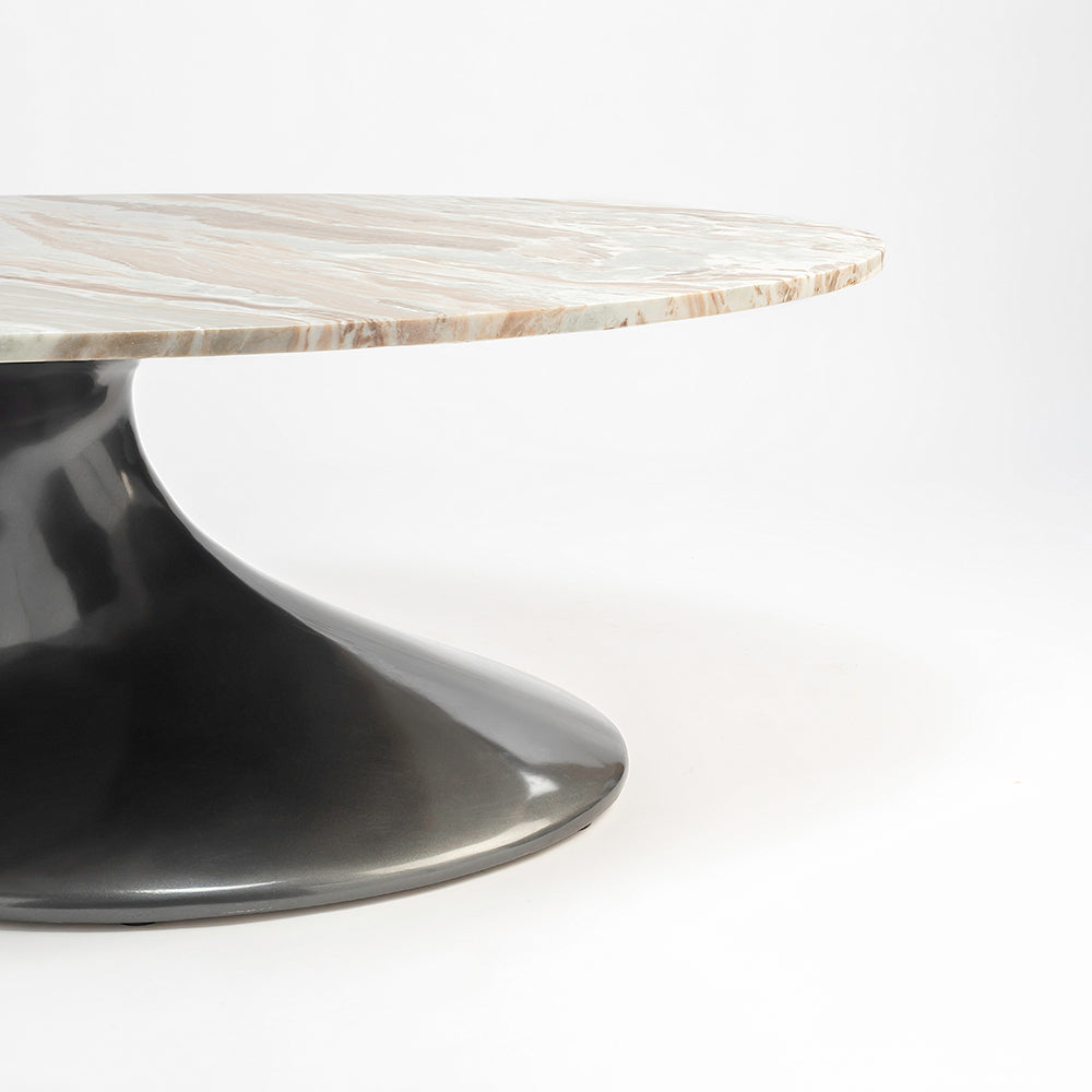 Abedelazar Marbel Coffee Table - Brown